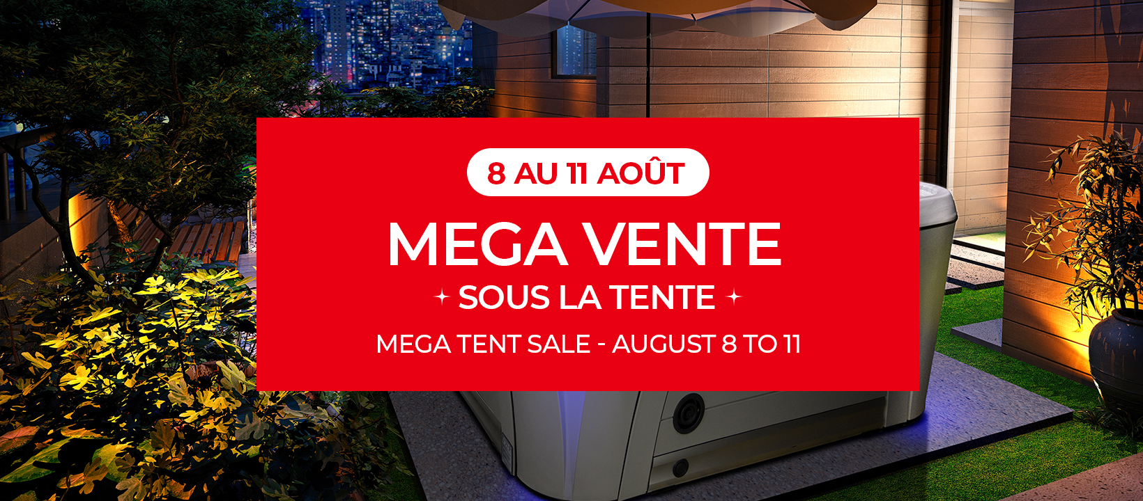 bannière mega vente